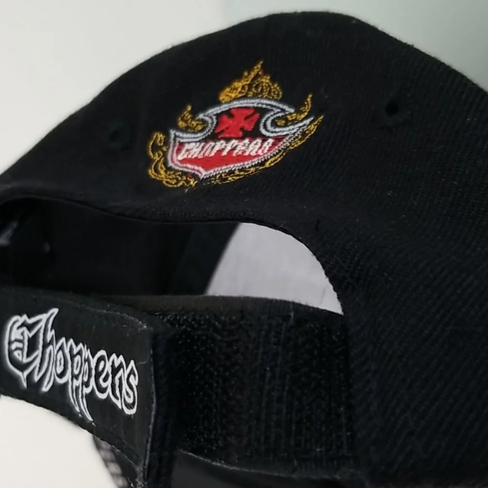 Choppers Men's black adjustable baseball Hat